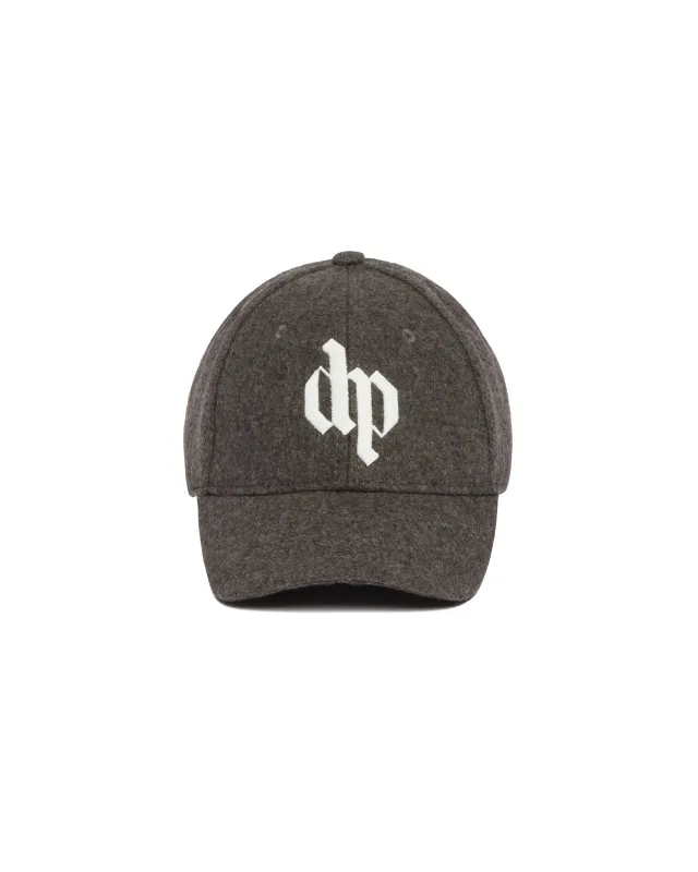 WOOL LOGO-EMBROIDERED BASEBALL CAP made by DARKPARK