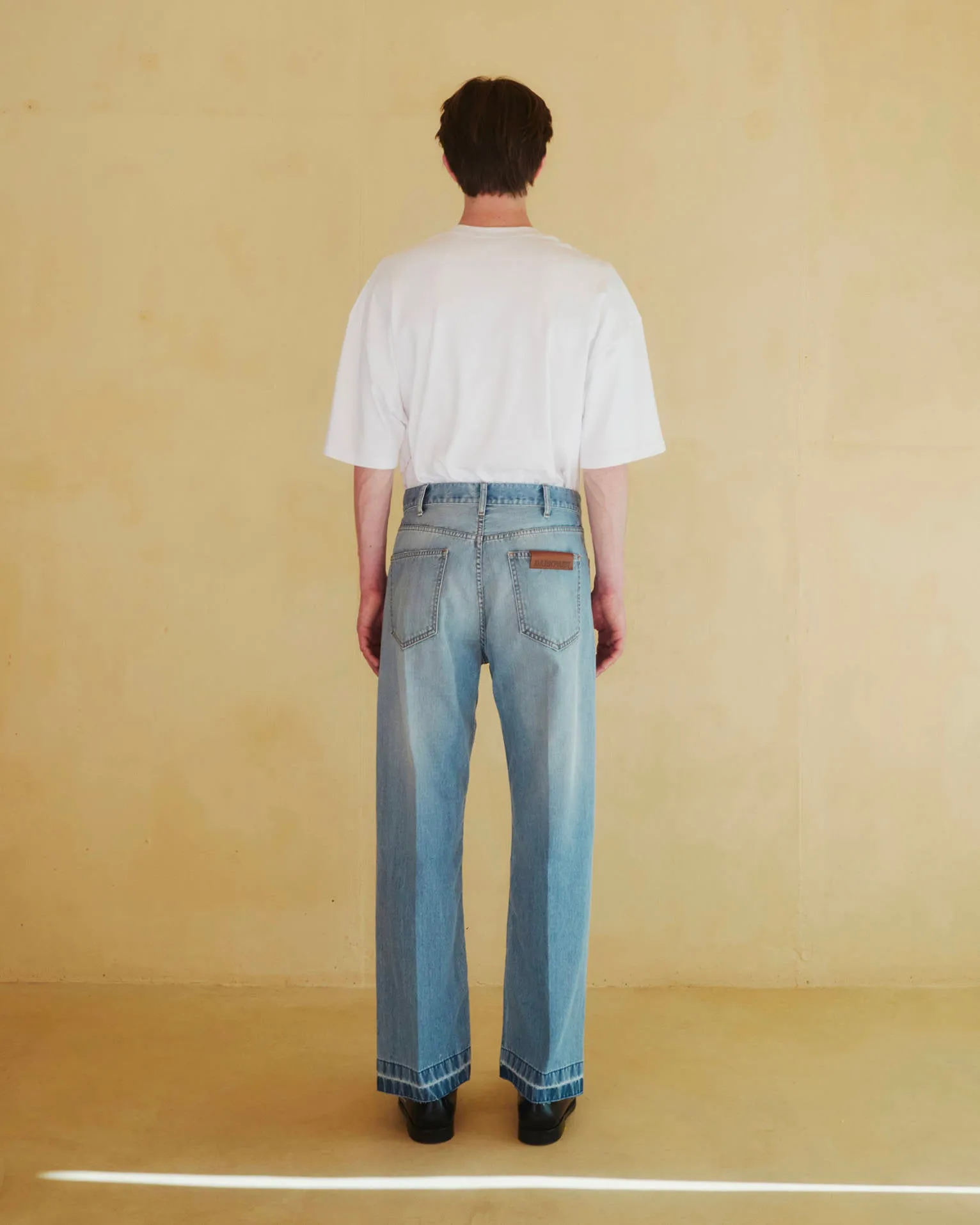 EDI - NYLON INFUSED CREASED STRAIGHT-LEG DENIM sold by DARKPARK product image thumbnail 3