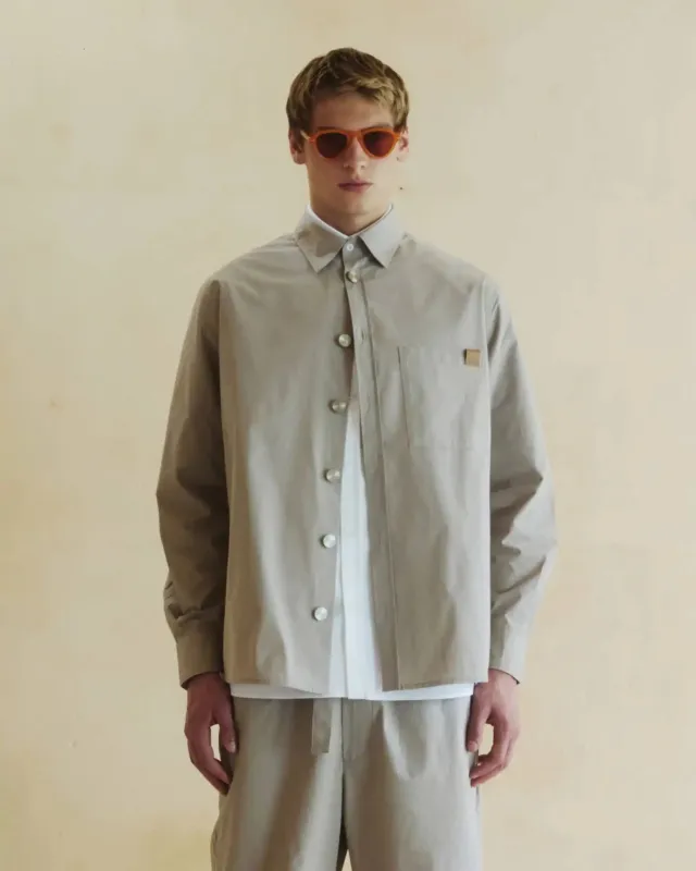 SERGE - TECH COTTON LONG SLEEVED SHIRT made by DARKPARK