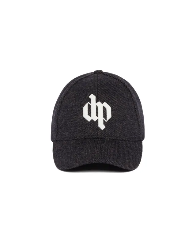 WOOL LOGO-EMBROIDERED BASEBALL CAP made by DARKPARK