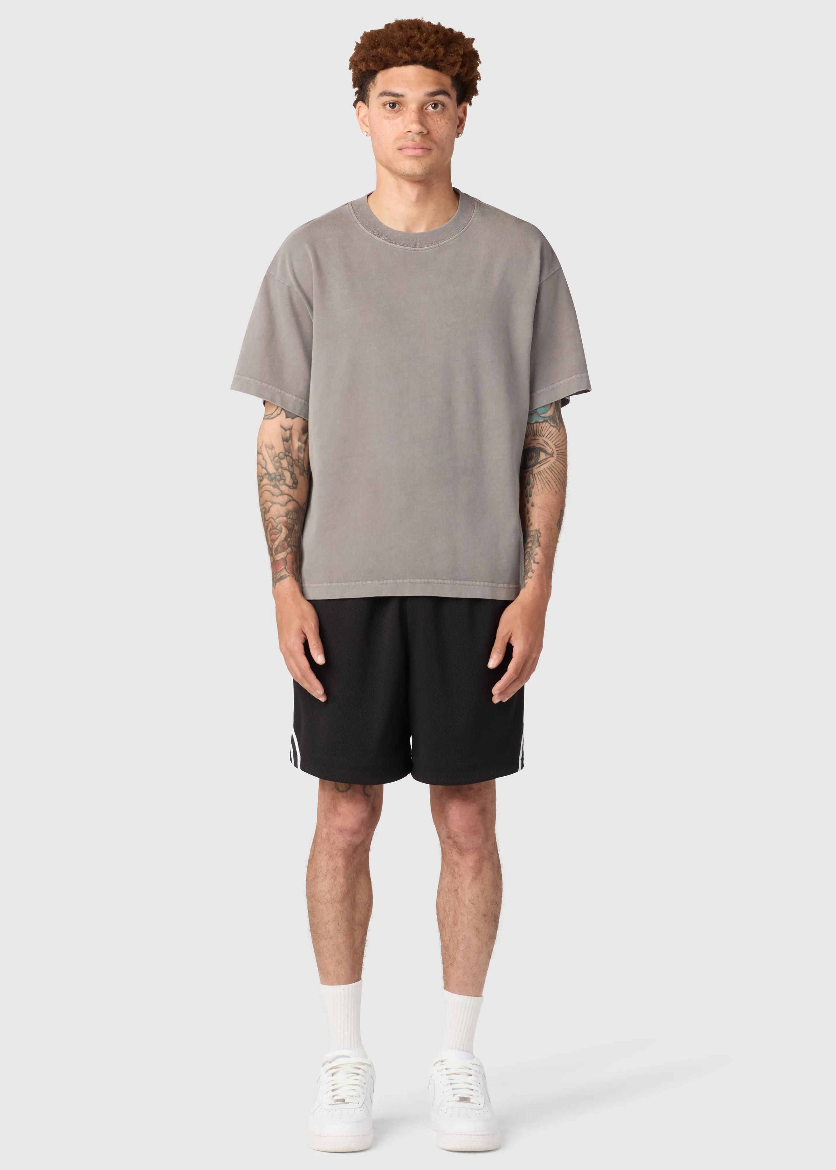 HEAVYWEIGHT CROPPED TEE / WASHED WOLF sold by UNI/FORM product image thumbnail 2