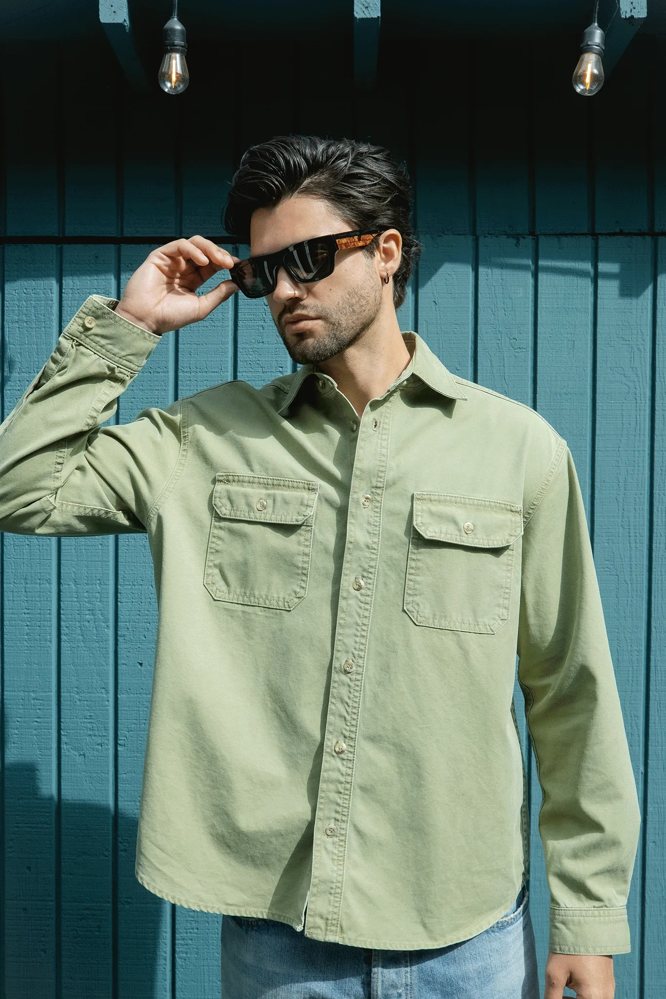 FOUNDRY WORK SHIRT / VINTAGE OLIVE sold by UNI/FORM product image thumbnail 2