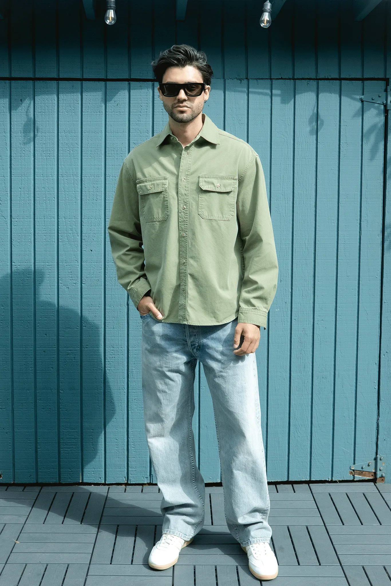 FOUNDRY WORK SHIRT / VINTAGE OLIVE sold by UNI/FORM product image thumbnail 3