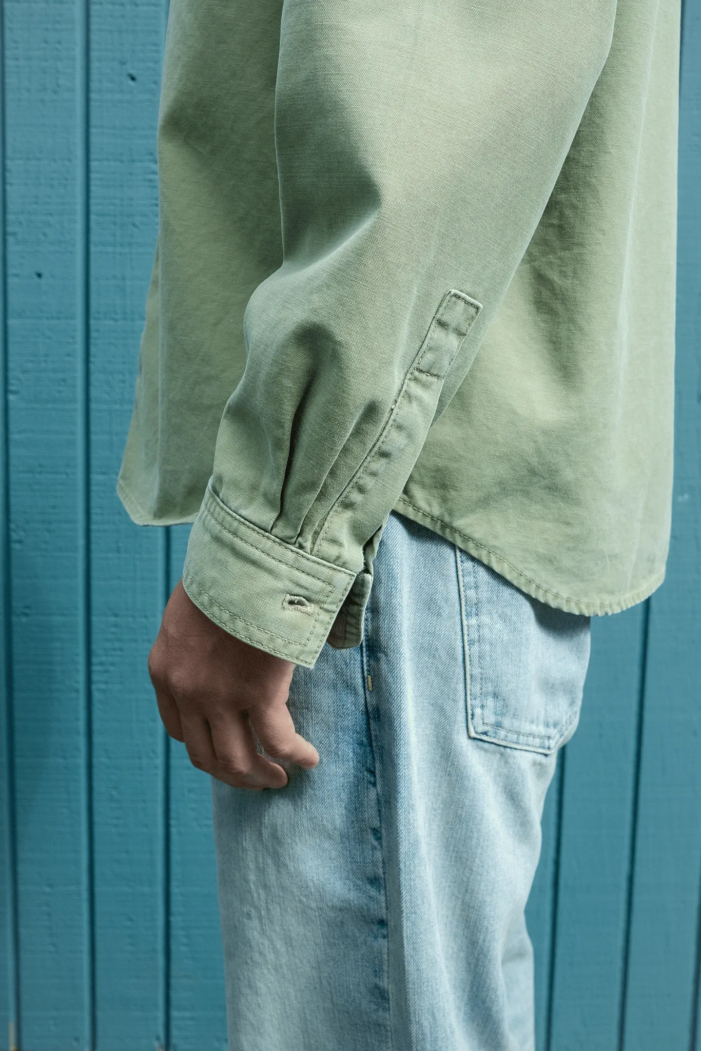 FOUNDRY WORK SHIRT / VINTAGE OLIVE sold by UNI/FORM product image thumbnail 5