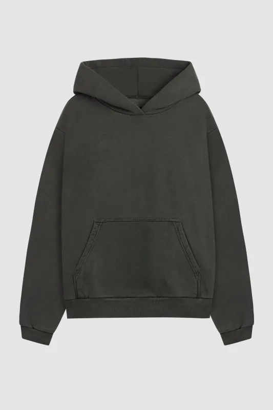 SOUVENIR HOODIE / WASHED BLACK made by UNI/FORM