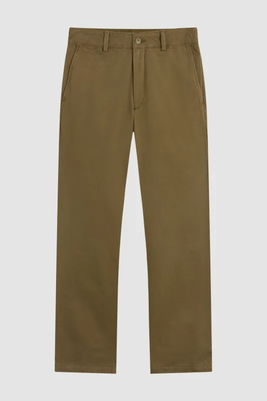 WINDWARD WORK PANTS / OLIVE made by UNI/FORM