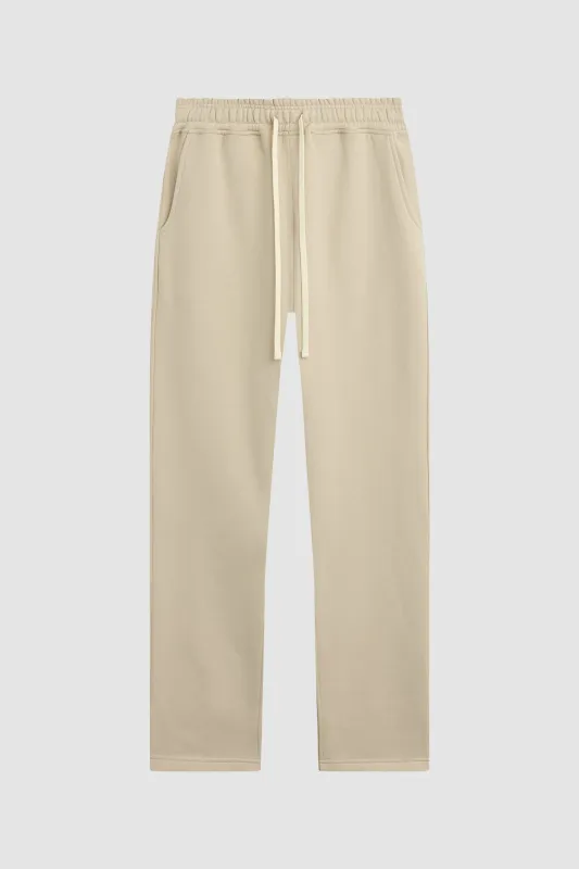 STRAIGHT LEG SWEATPANTS / SAND made by UNI/FORM