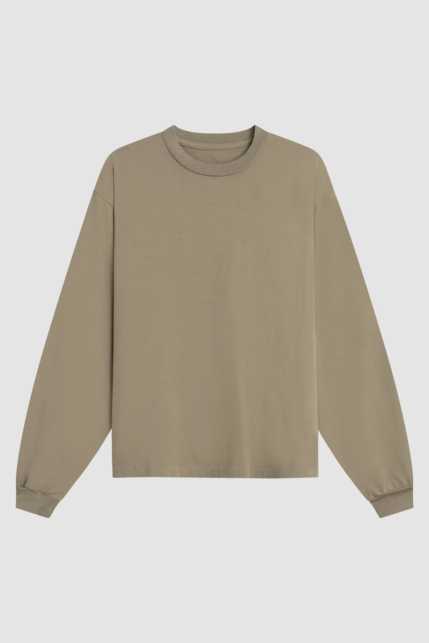 HEAVYWEIGHT CROPPED LONG SLEEVE / MOCHA sold by UNI/FORM product image thumbnail 2