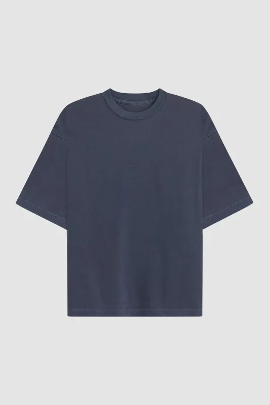 HEAVYWEIGHT CROPPED TEE / WASHED ABYSS made by UNI/FORM