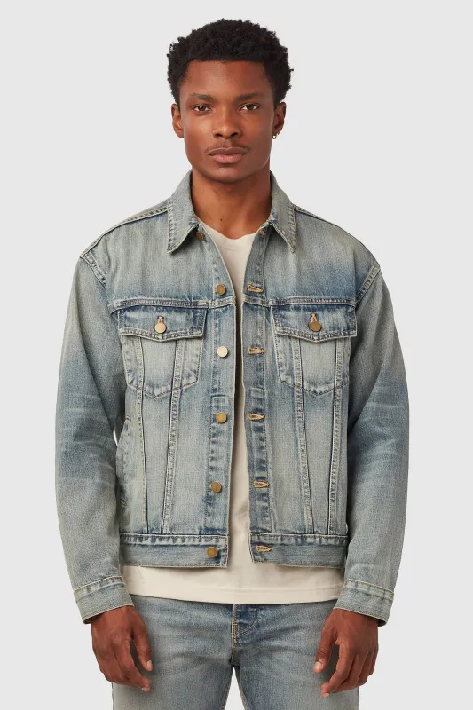 RELAXED TYPE III TRUCKER JACKET / DUNE made by UNI/FORM