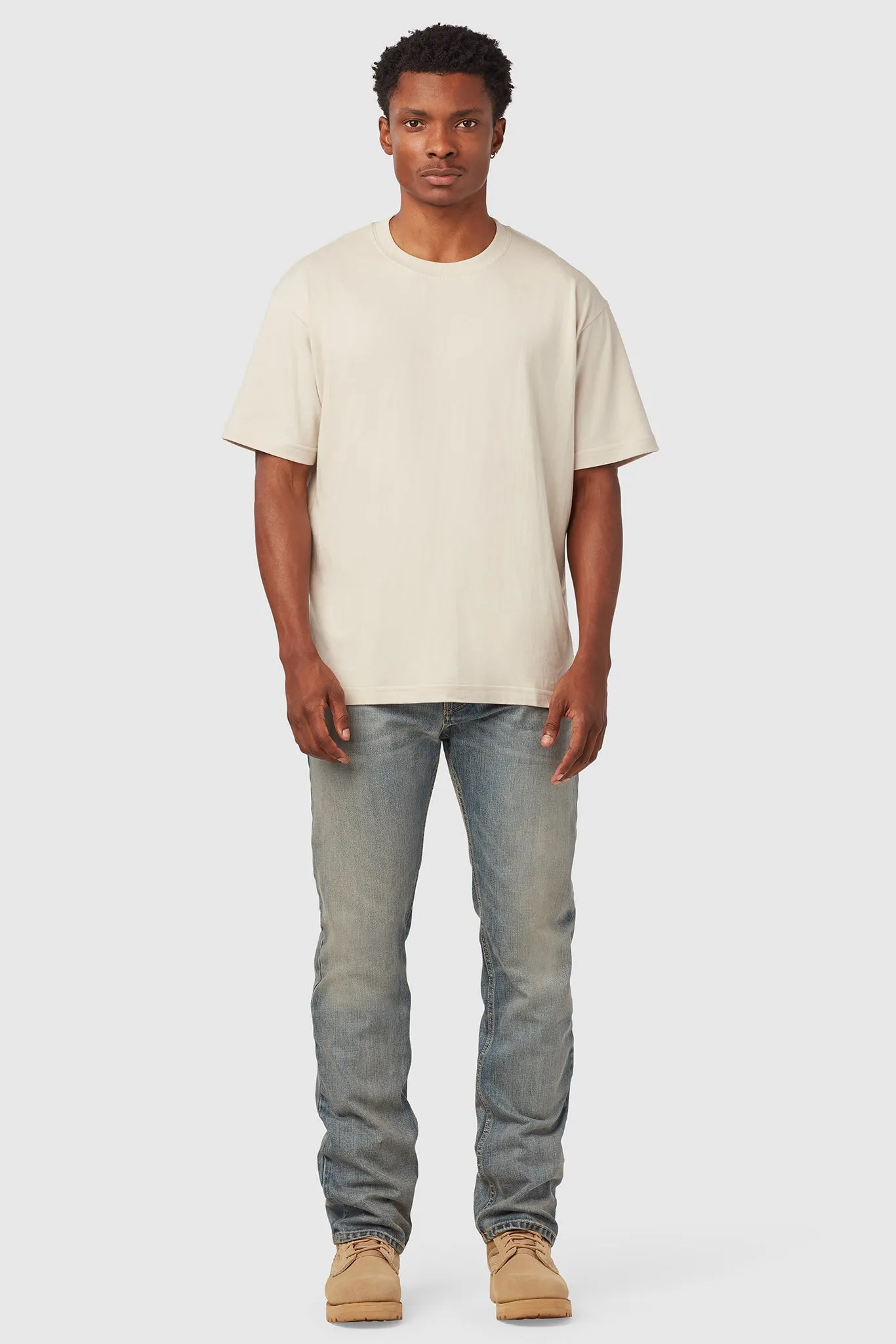 ARTIST TEE / WHITE SAND sold by UNI/FORM product image thumbnail 5