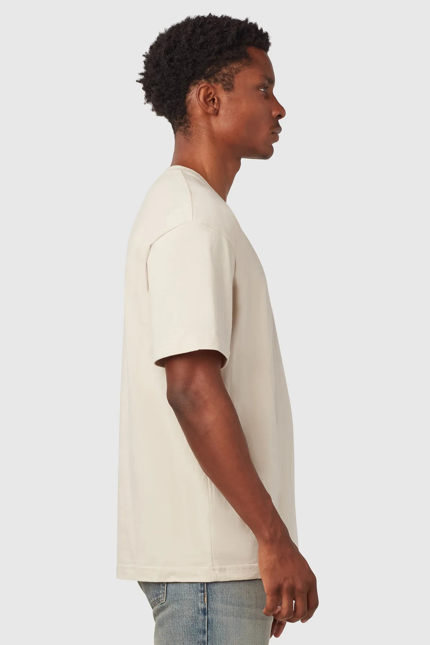 ARTIST TEE / WHITE SAND sold by UNI/FORM product image thumbnail 3