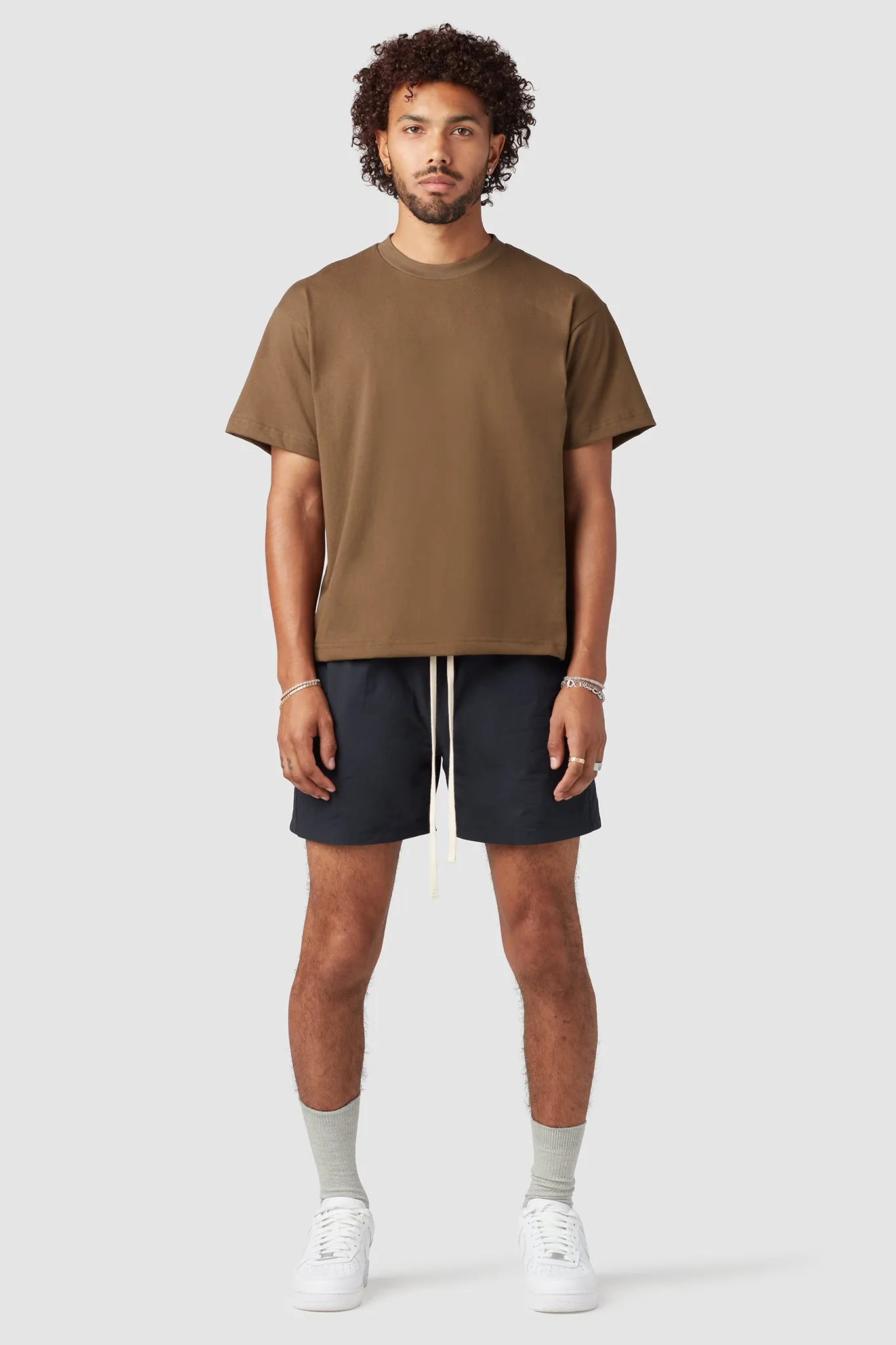 CROPPED TEE / SUEDE sold by UNI/FORM product image thumbnail 5