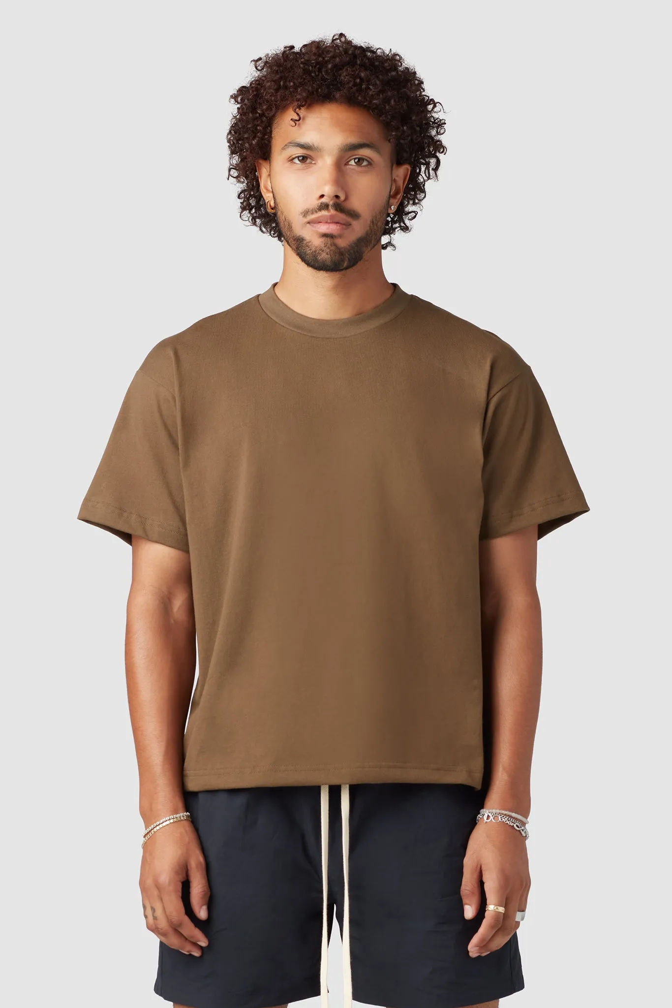 CROPPED TEE / SUEDE sold by UNI/FORM product image thumbnail 2