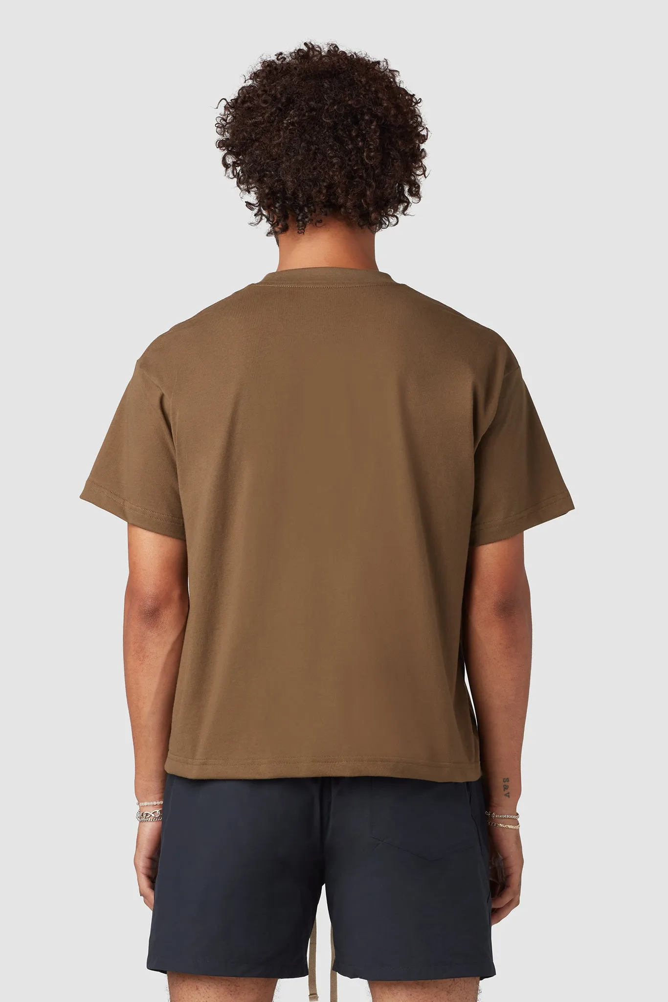 CROPPED TEE / SUEDE sold by UNI/FORM product image thumbnail 4