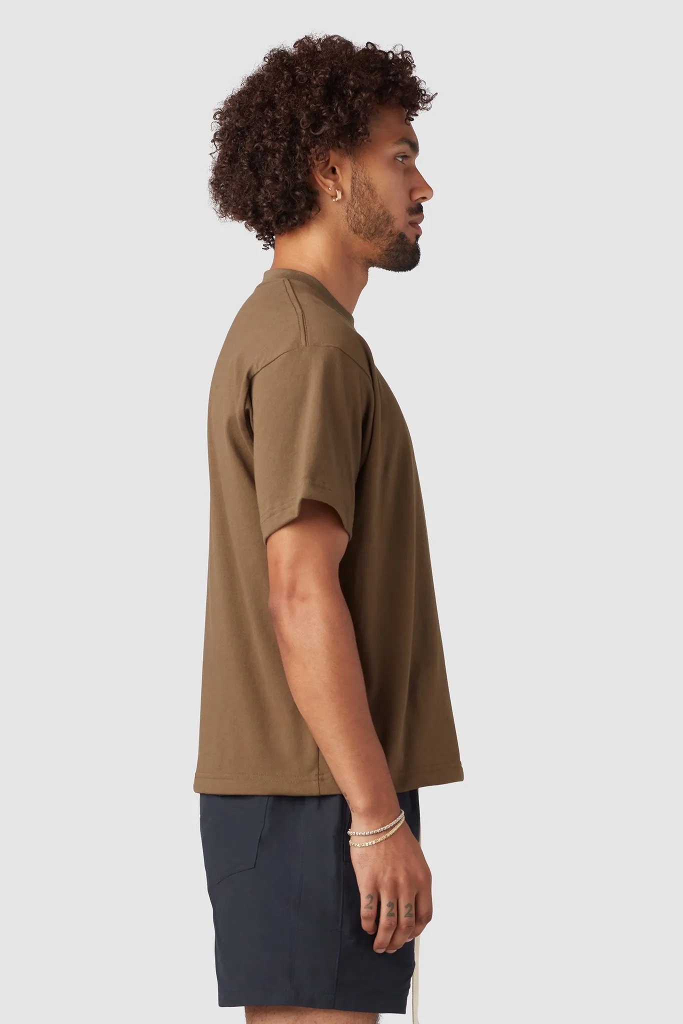 CROPPED TEE / SUEDE sold by UNI/FORM product image thumbnail 3