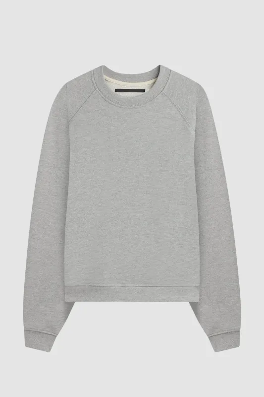 CROPPED SWEATSHIRT / LIGHT HEATHER made by UNI/FORM