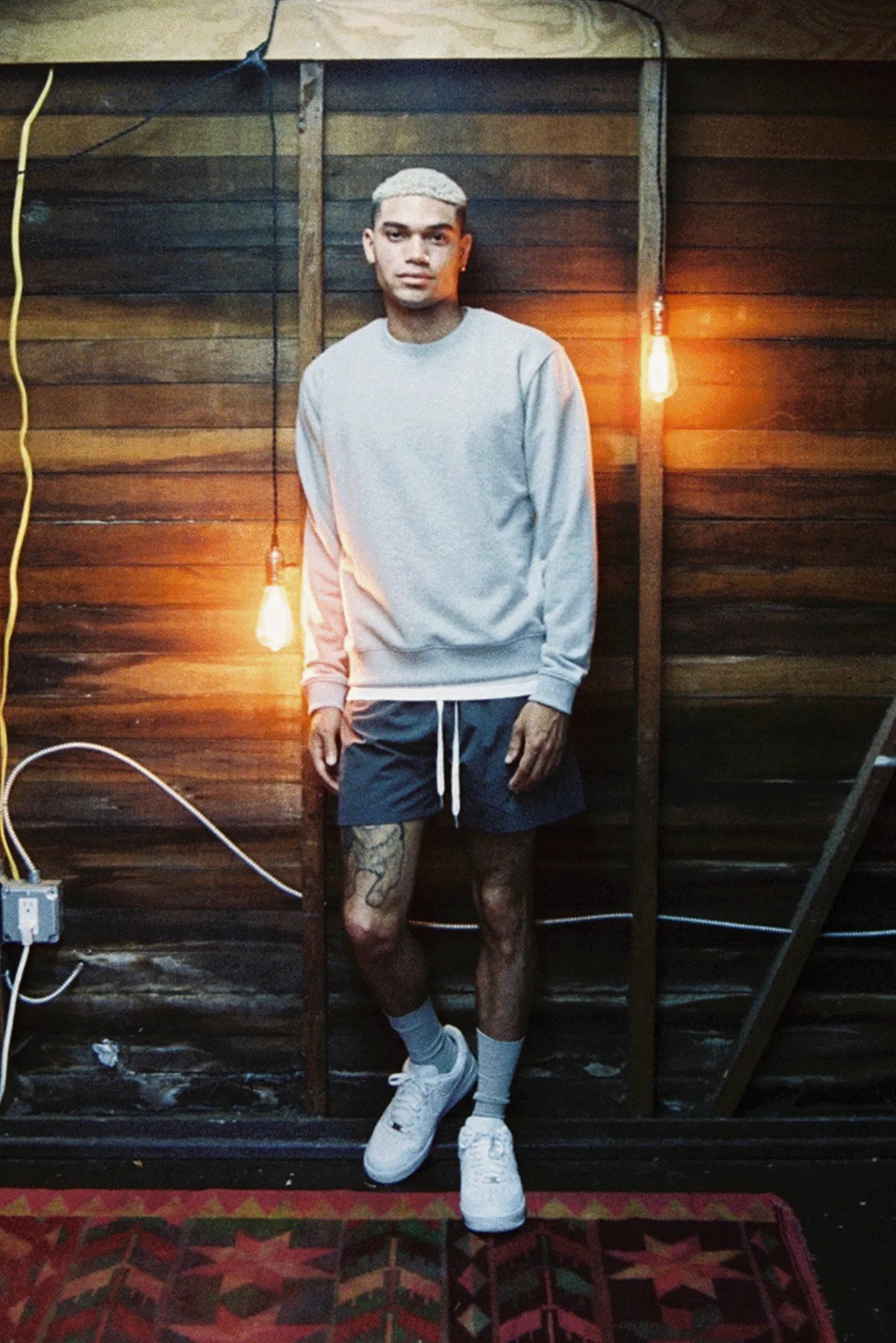 CLASSIC CREWNECK SWEATSHIRT / LIGHT HEATHER sold by UNI/FORM product image thumbnail 3
