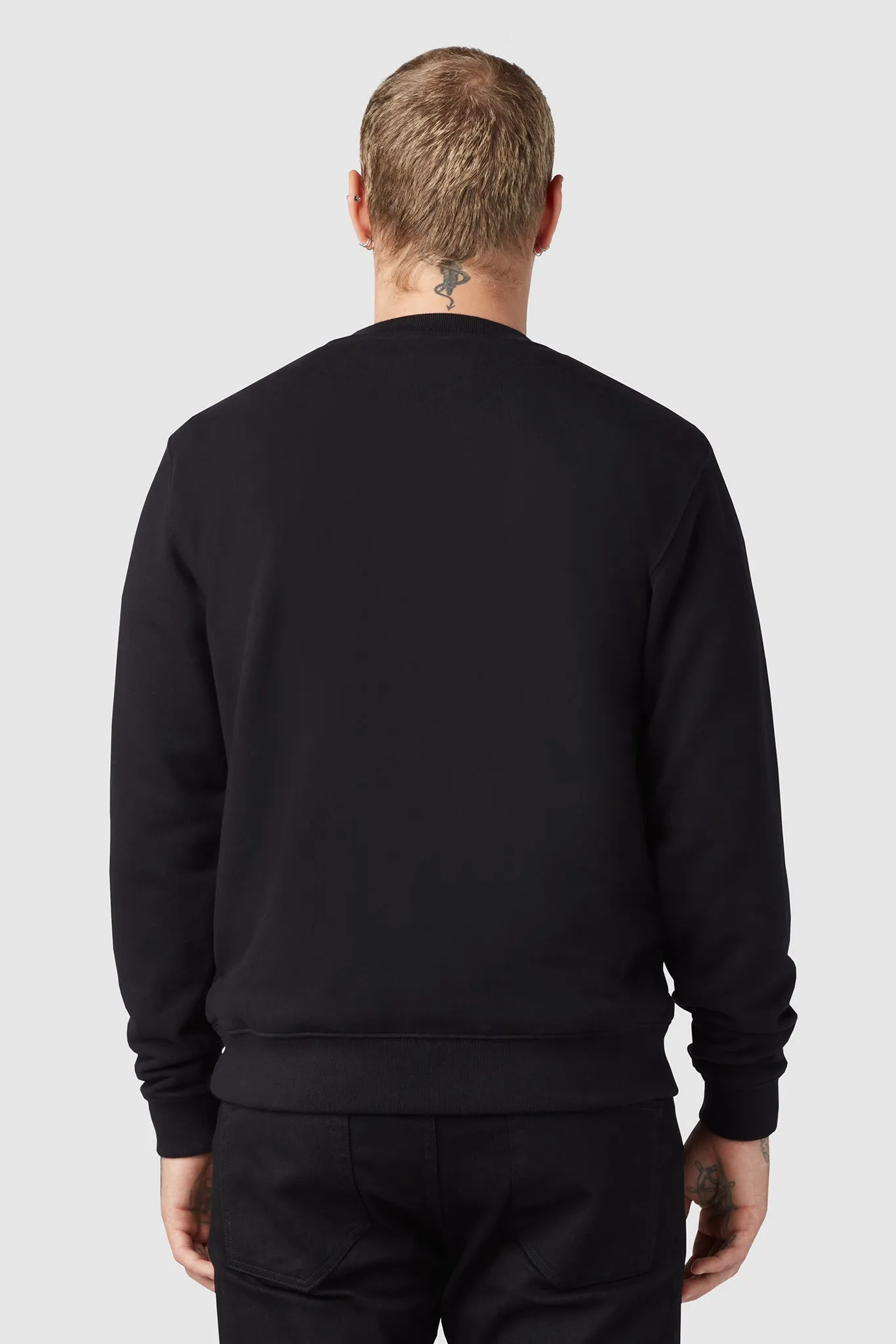 CLASSIC CREWNECK SWEATSHIRT / BLACK sold by UNI/FORM product image thumbnail 4