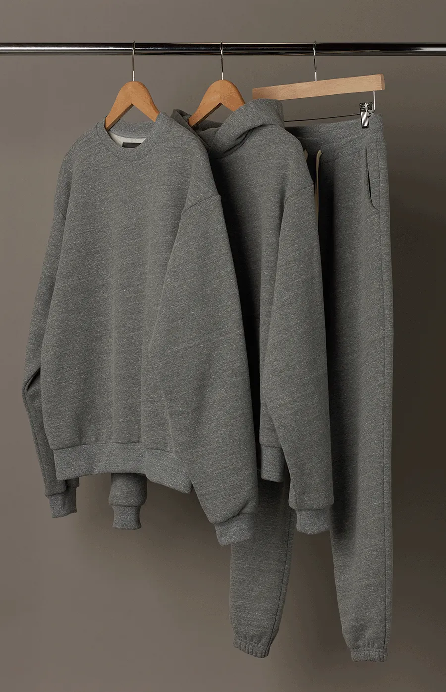 SOUVENIR HOODIE 2.0 / HEATHER GREY sold by UNI/FORM product image thumbnail 4