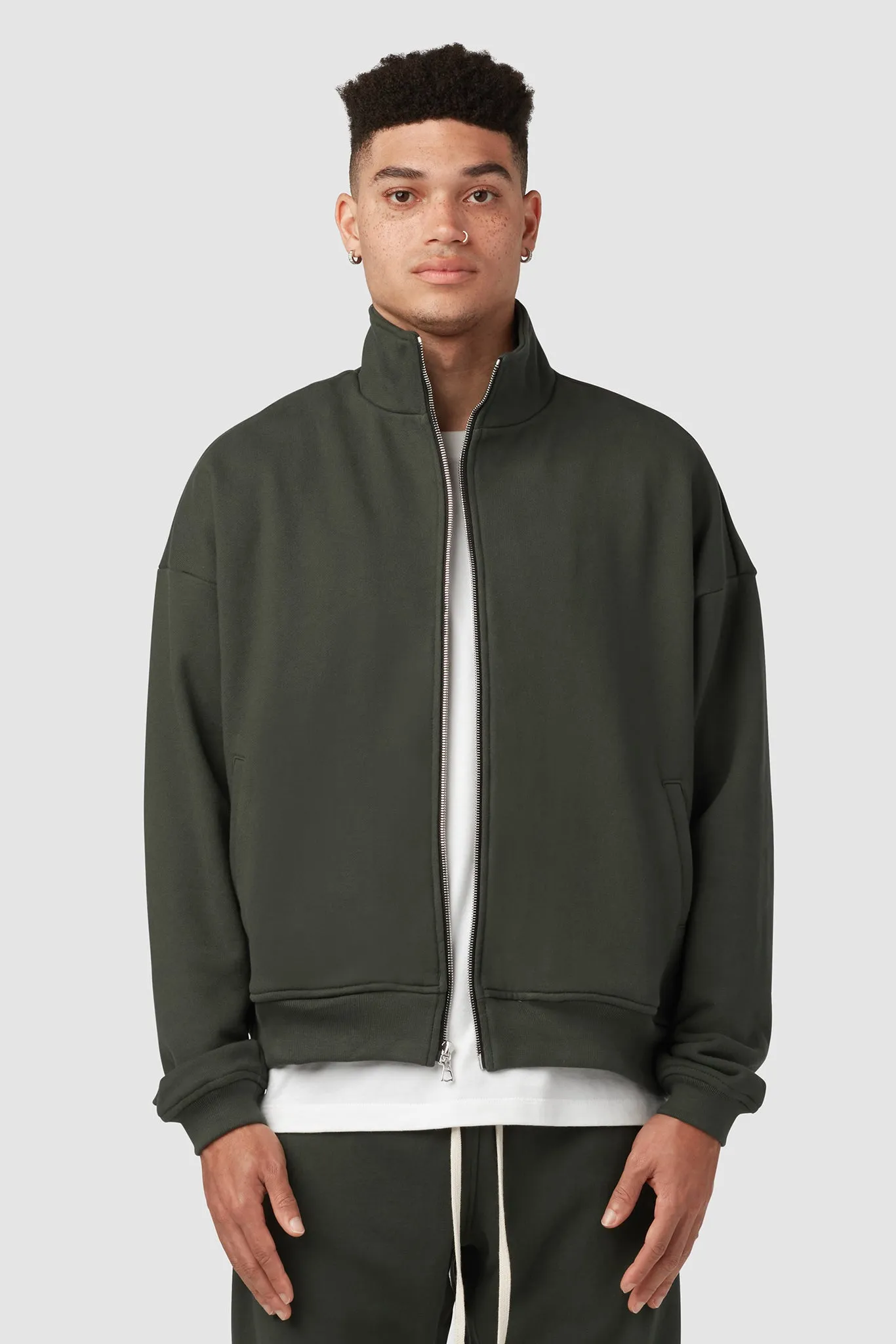 HEAVYWEIGHT STUDIO FULL ZIP / CYPRESS sold by UNI/FORM product image thumbnail 4