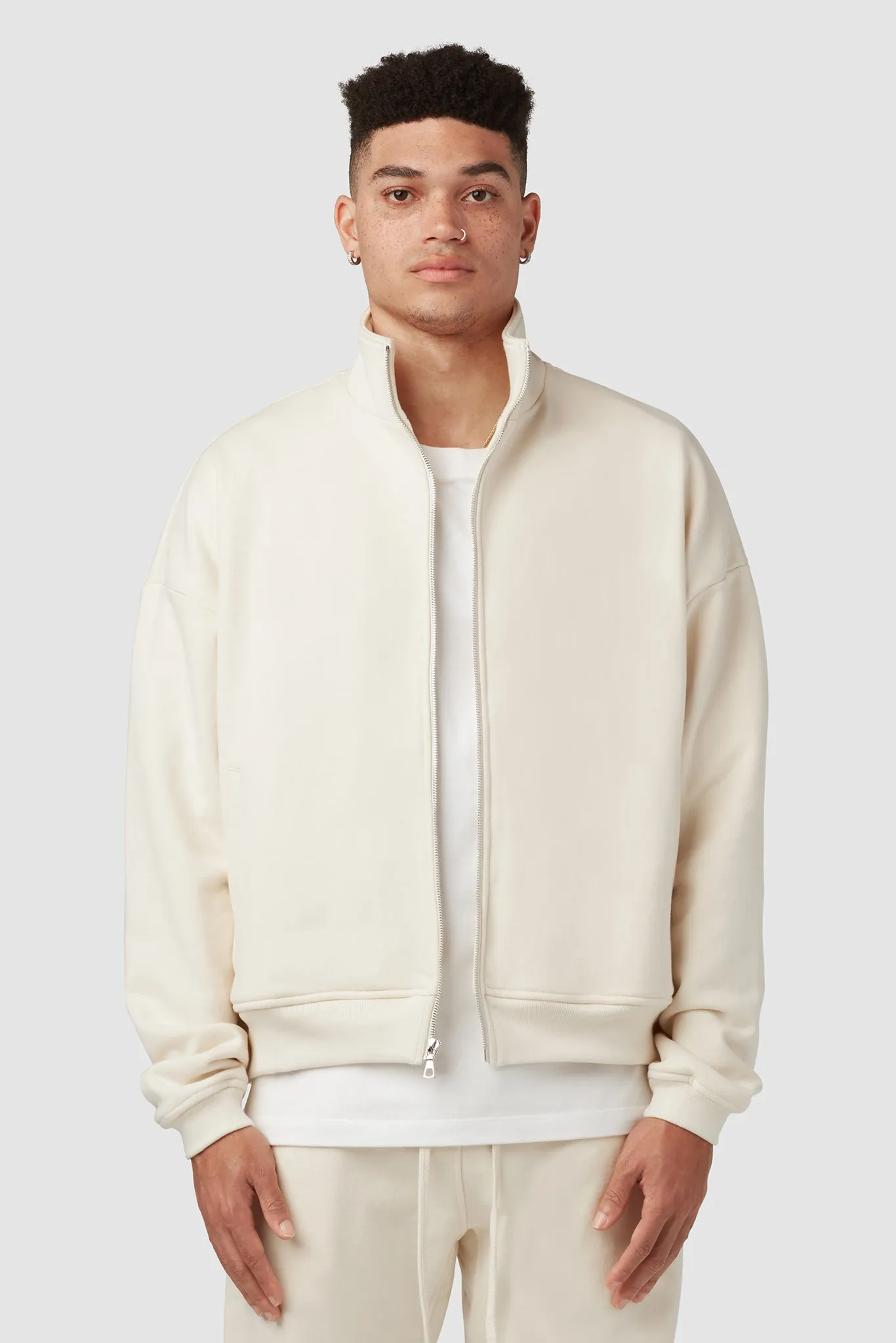 HEAVYWEIGHT STUDIO FULL ZIP / CREAM sold by UNI/FORM product image thumbnail 5