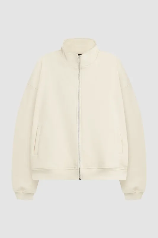 HEAVYWEIGHT STUDIO FULL ZIP / CREAM made by UNI/FORM