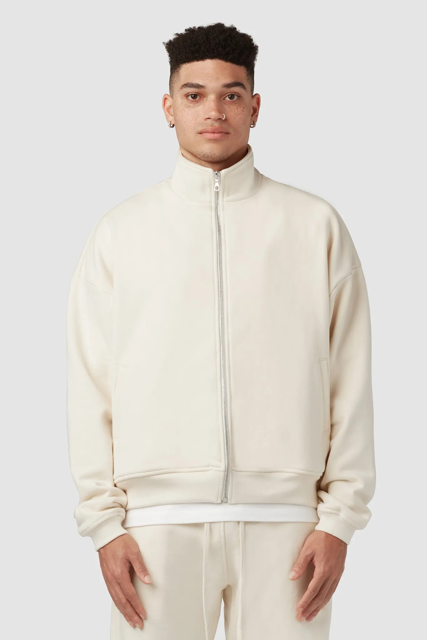 HEAVYWEIGHT STUDIO FULL ZIP / CREAM sold by UNI/FORM product image thumbnail 2