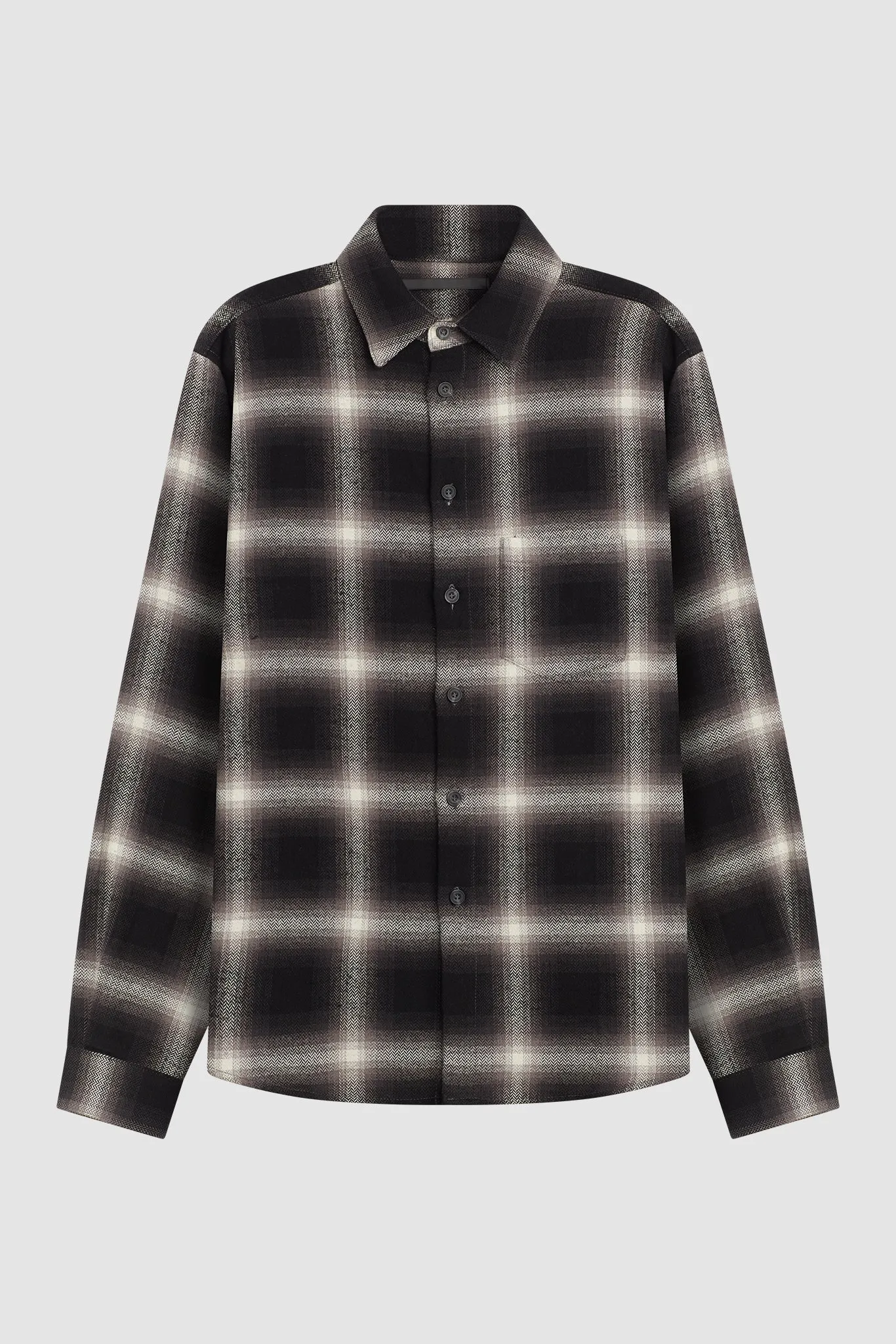 CLASSIC TAILORED FLANNEL / BLACK X WHITE sold by UNI/FORM product image thumbnail 5