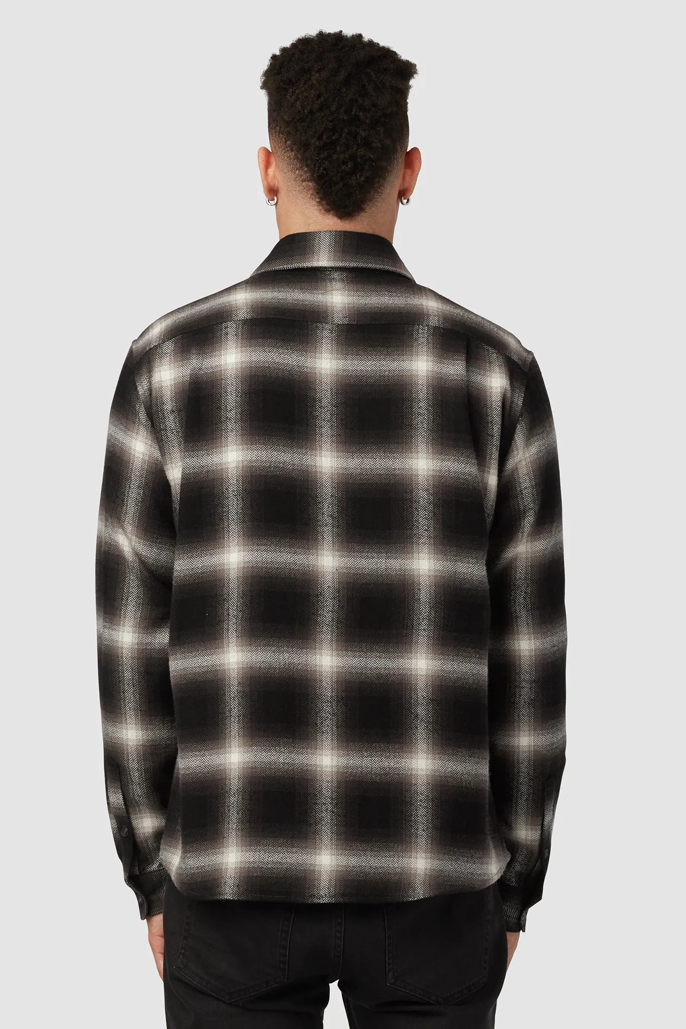 CLASSIC TAILORED FLANNEL / BLACK X WHITE sold by UNI/FORM product image thumbnail 4