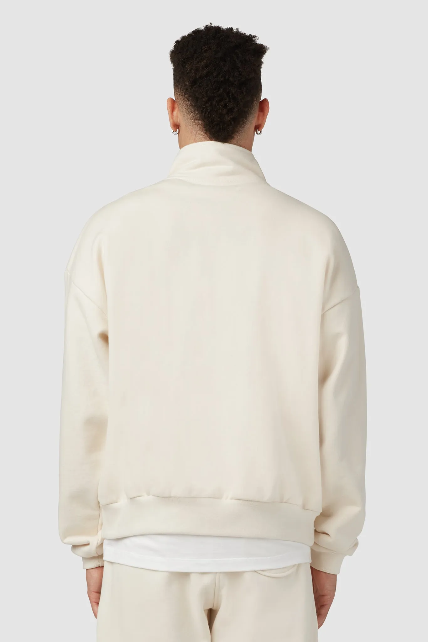 HEAVYWEIGHT STUDIO HALF ZIP / CREAM sold by UNI/FORM product image thumbnail 4
