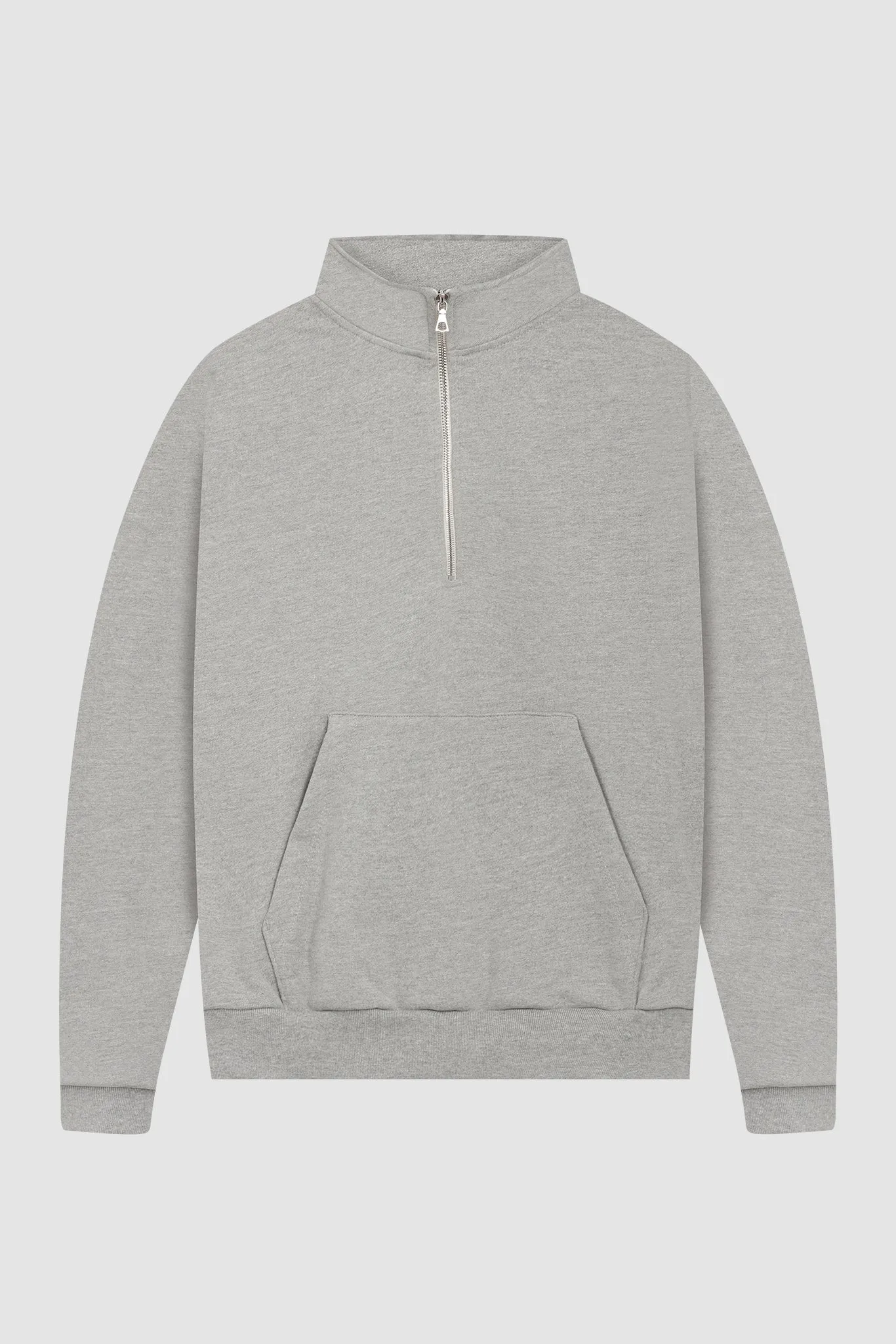 HEAVYWEIGHT STUDIO HALF ZIP / LIGHT HEATHER sold by UNI/FORM