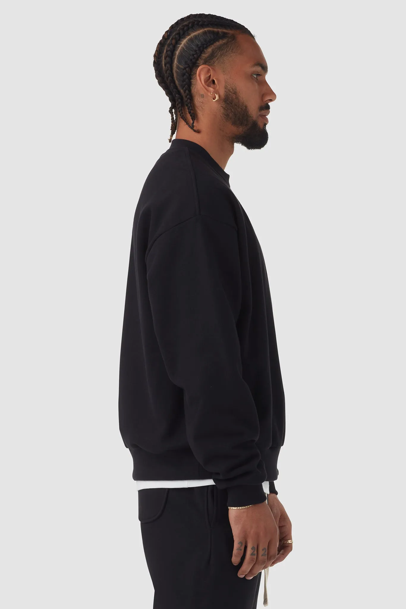 HEAVYWEIGHT STUDIO CREW / BLACK sold by UNI/FORM product image thumbnail 3