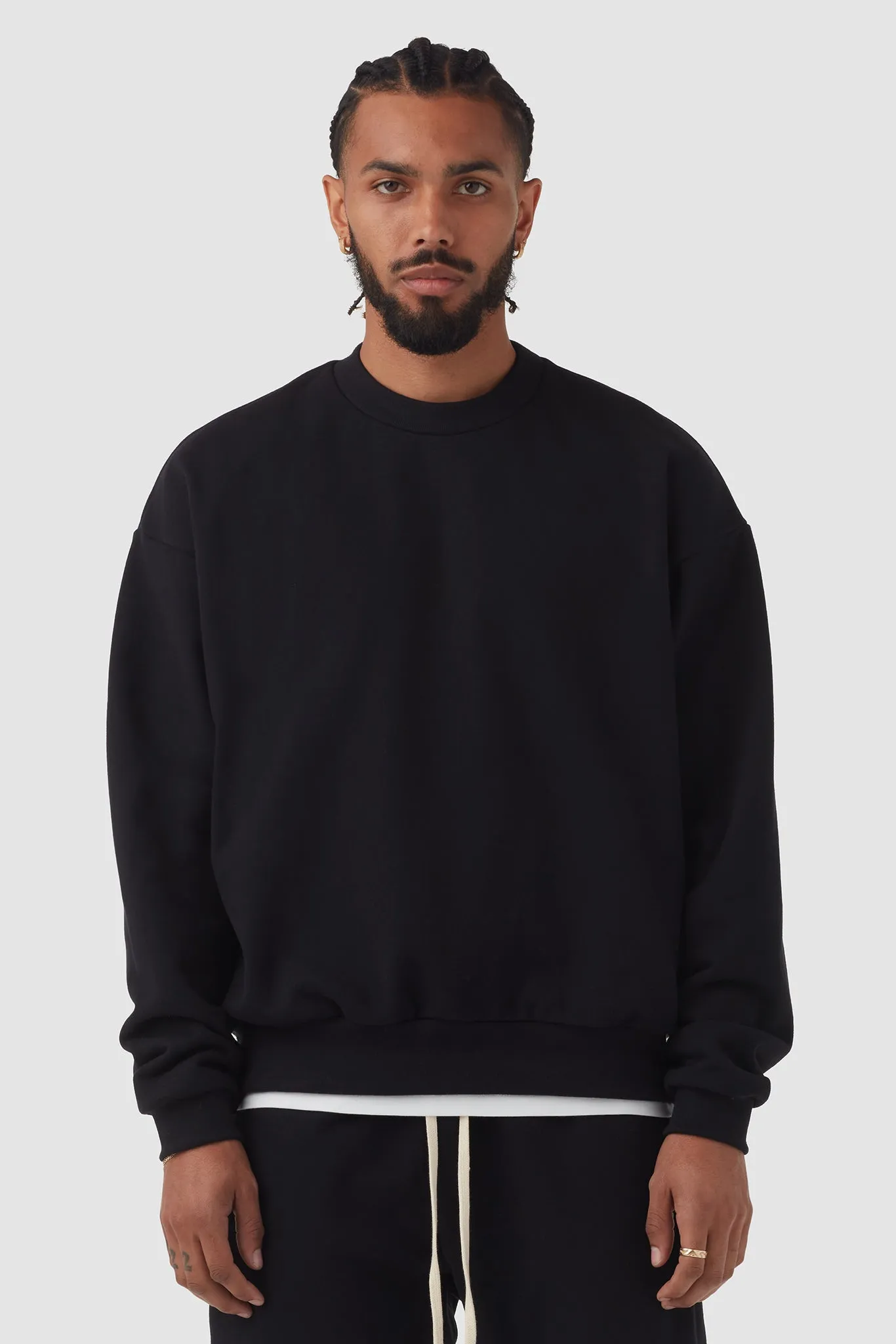 HEAVYWEIGHT STUDIO CREW / BLACK sold by UNI/FORM product image thumbnail 2