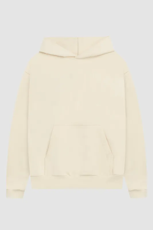 HEAVYWEIGHT STUDIO HOODIE / CREAM made by UNI/FORM