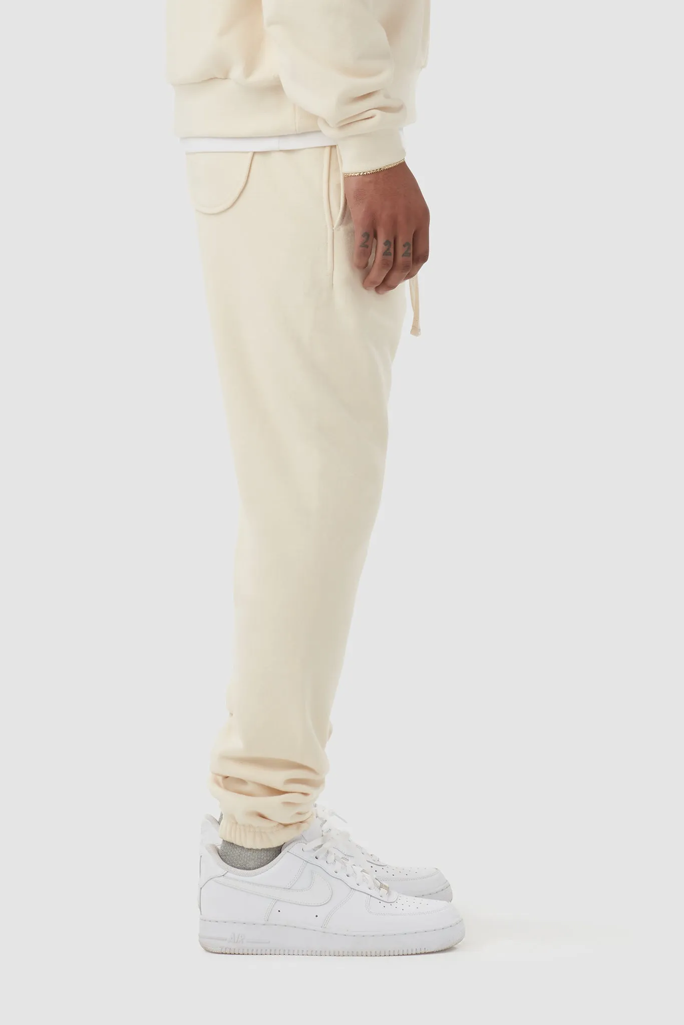 HEAVYWEIGHT STUDIO SWEATPANTS 2.0 / CREAM sold by UNI/FORM product image thumbnail 4