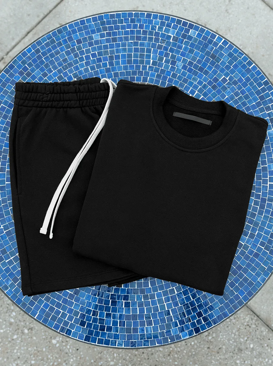 FRENCH TERRY ARTIST TEE / BLACK sold by UNI/FORM product image thumbnail 5