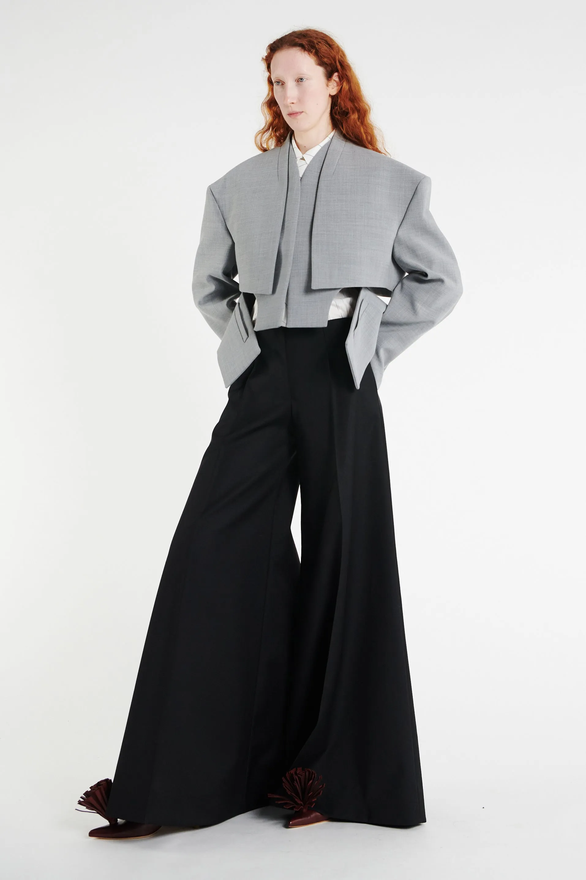 Wide Leg Pant Black sold by A.W.A.K.E. MODE product image thumbnail 3