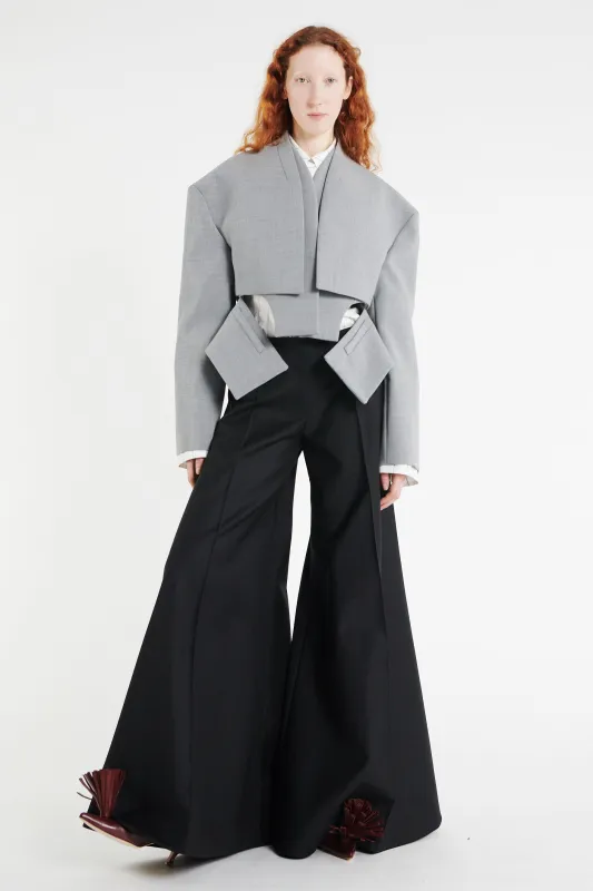 Wide Leg Pant Black made by A.W.A.K.E. MODE