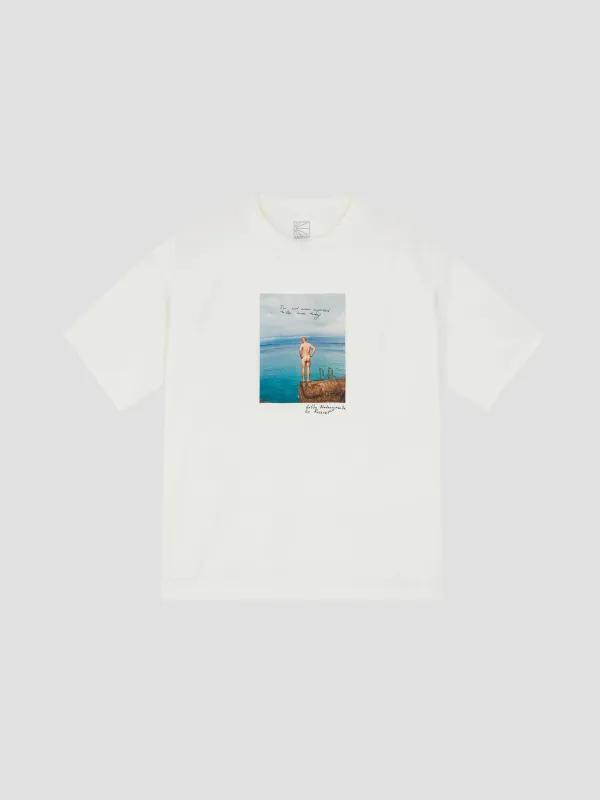 PACC18T003-2 ~ MEN POV TEE SHIRT WHITE made by Rassvet Skateboards