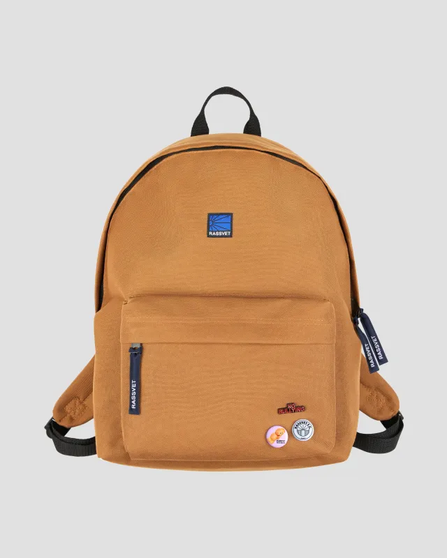 PACC16K027-1 ~ MEN BACKPACK CARAMEL made by Rassvet Skateboards