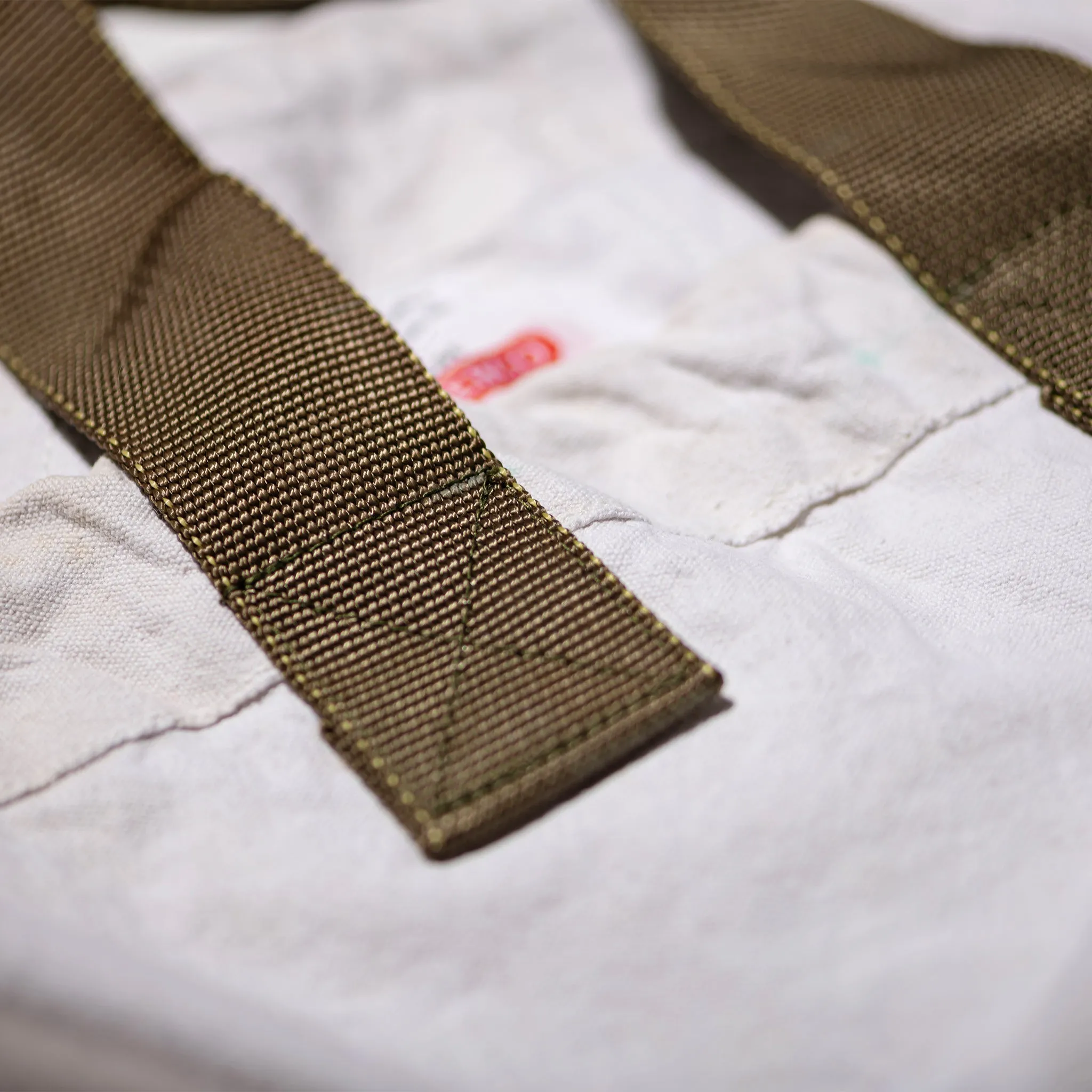 VINTAGE POSTAL BAG CONVERTED TO TOTE sold by PUEBCO product image thumbnail 4