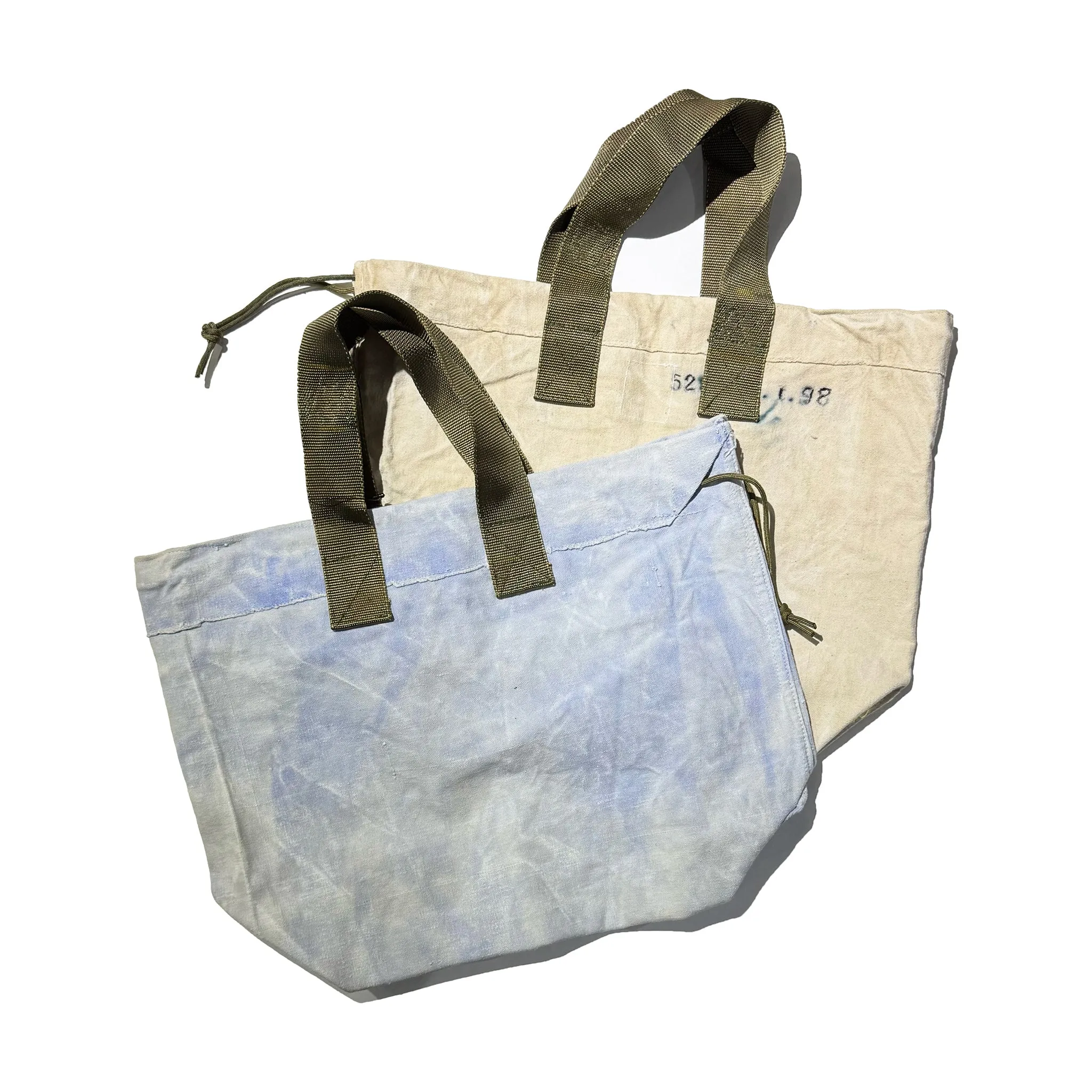 VINTAGE POSTAL BAG CONVERTED TO TOTE sold by PUEBCO product image thumbnail 5