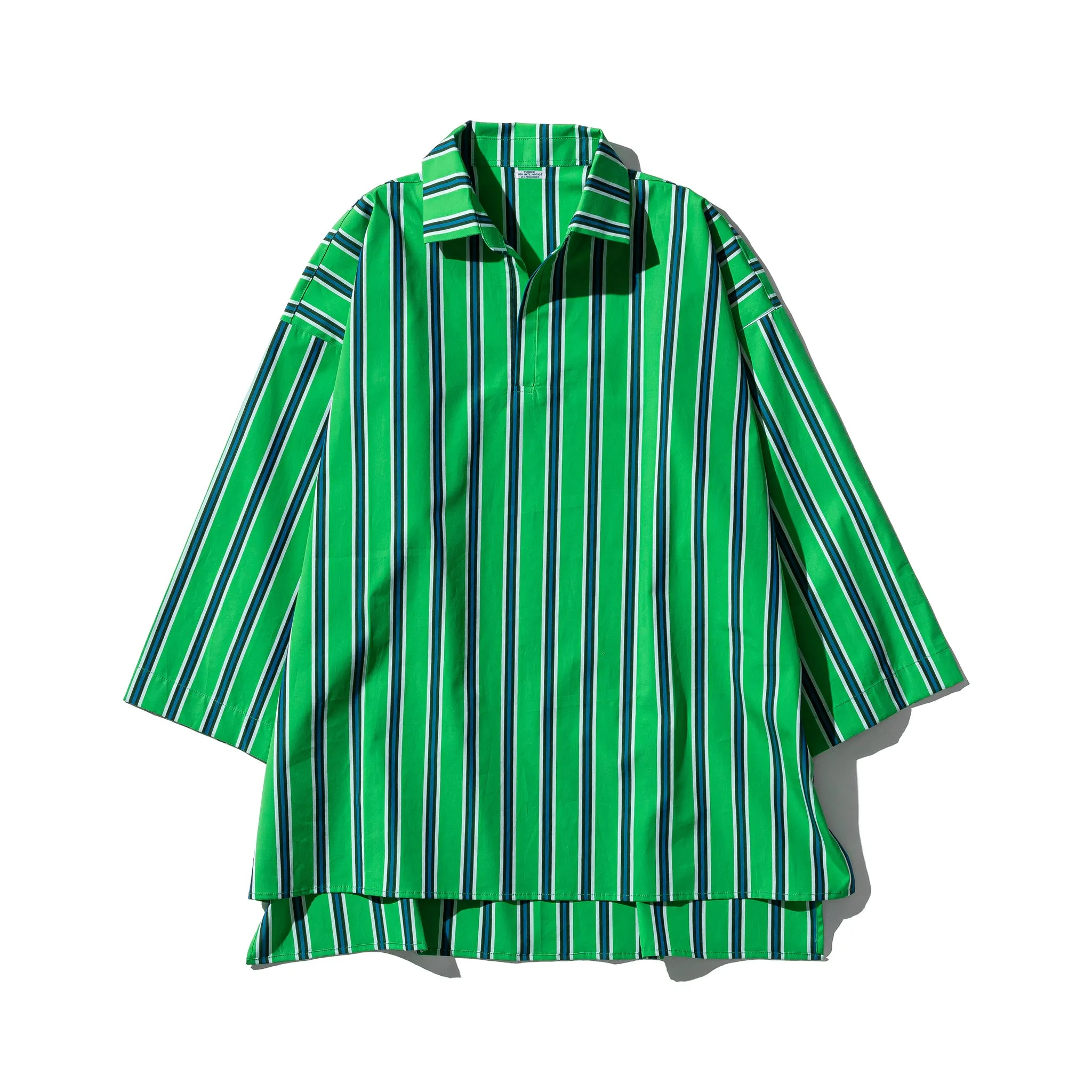 COTTON STRIPE SHIRT / REGULAR COLLAR sold by PUEBCO product image thumbnail 4