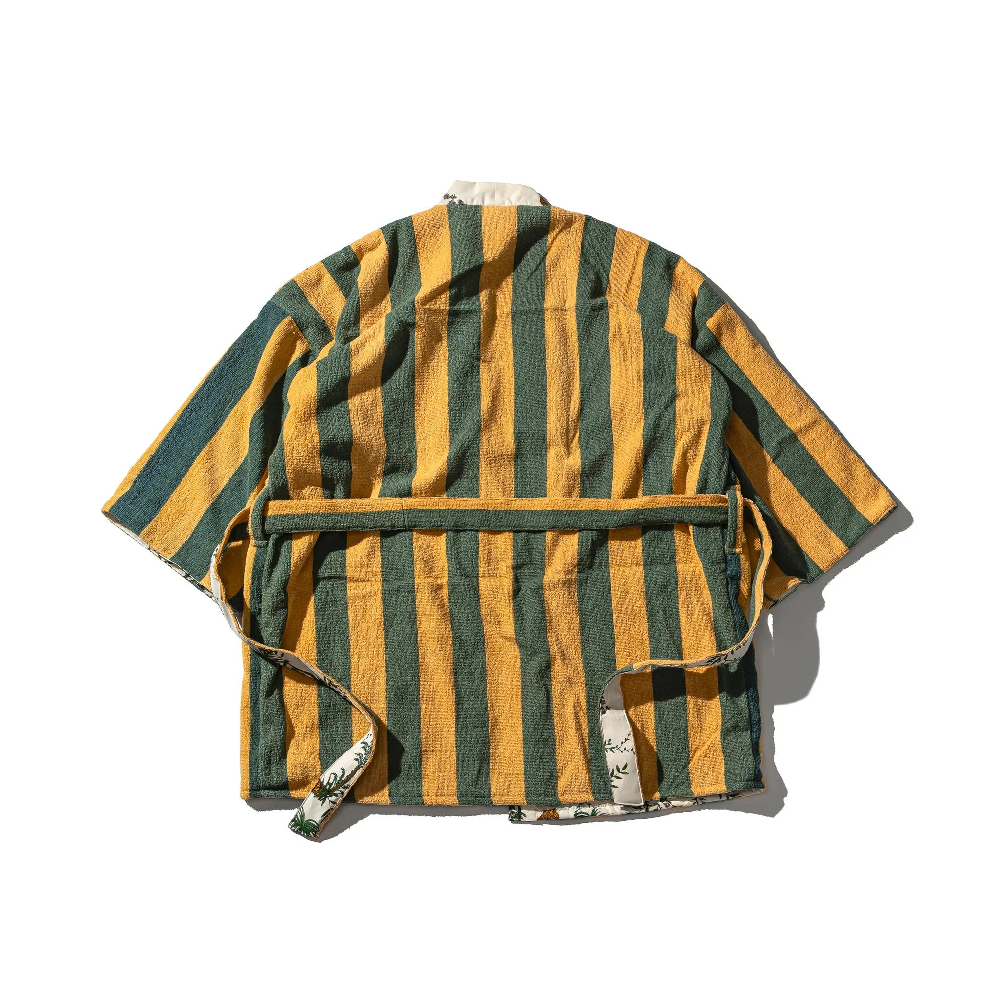 REVERSIBLE SHORT ROBE / Green x Yellow sold by PUEBCO product image thumbnail 3
