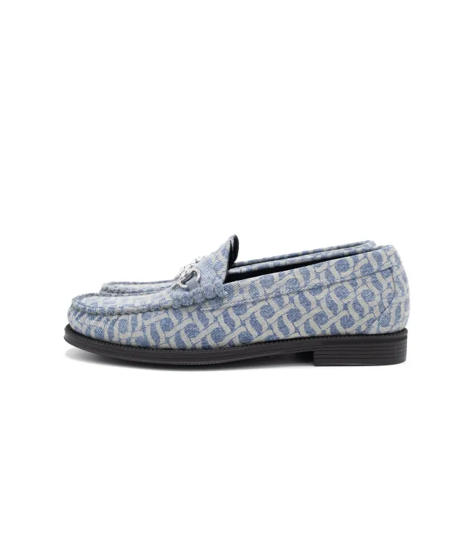 G.H. Bass & Pop Easy Weejuns Loafers Light Blue Denim made by Pop Trading Company