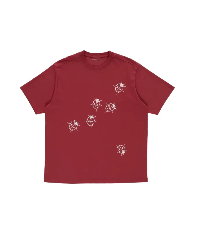 Pop Ladybugs T-Shirt Earth Red made by Pop Trading Company