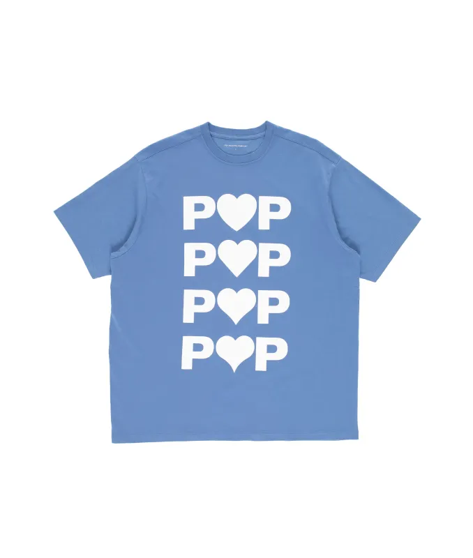 Pop Hearts T-Shirt Dutch Blue made by Pop Trading Company