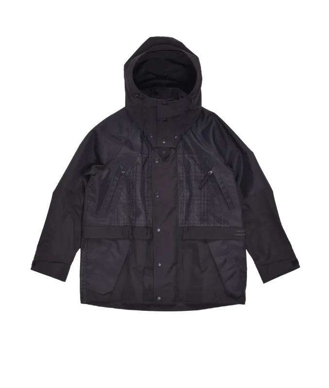 Burberry & Pop Parka Jacket Black made by Pop Trading Company