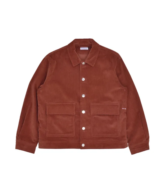 Pop Full Button Jacket Fired Brick made by Pop Trading Company